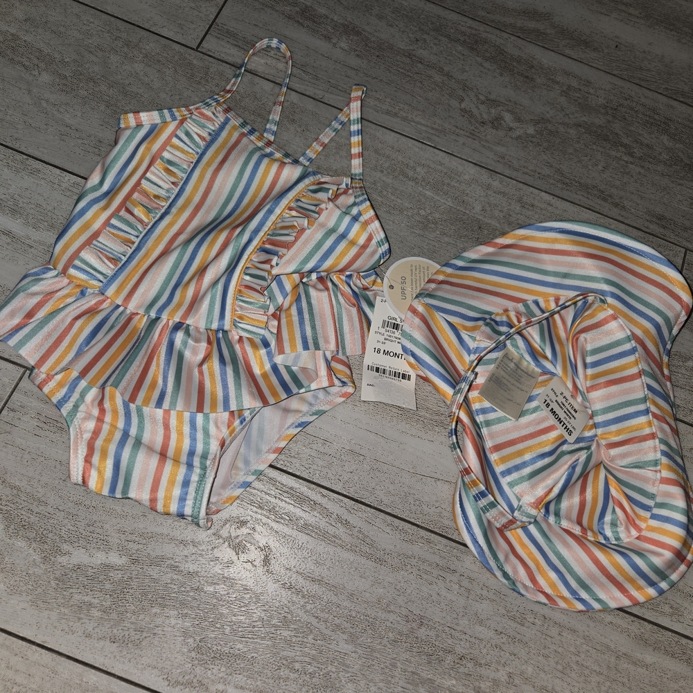First Impressions One Piece With Hat Size 1i Months